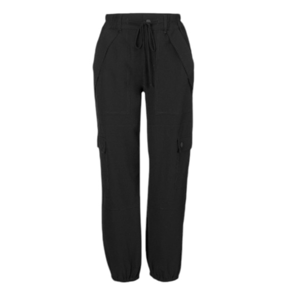 CAbi Pants Jumpsuits Nwot Cabi Black Quantum Cargo Size L
